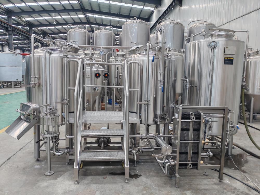 <b>500л Варка с варочными двух посудных дизайн brewery пивоварн</b>